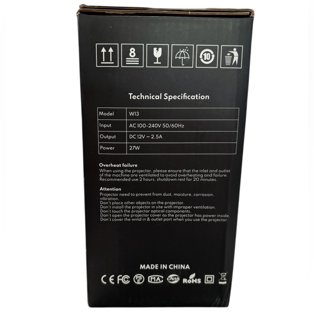 Black Multimedia Projector - Picture 8 of 12